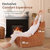 Vesgantti Togo Fireside Lounge Chair Soft Suede Premium Foam 80D x 85W x 84H view 6