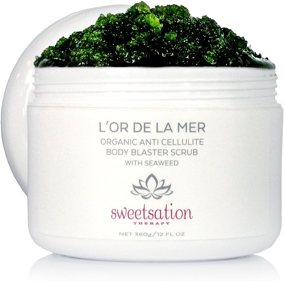 New! L'or de la Mer Organic Anti Cellulite Body Blaster Scrub with Seaweed, 360 gr - the best anti cellulite treatment scrub