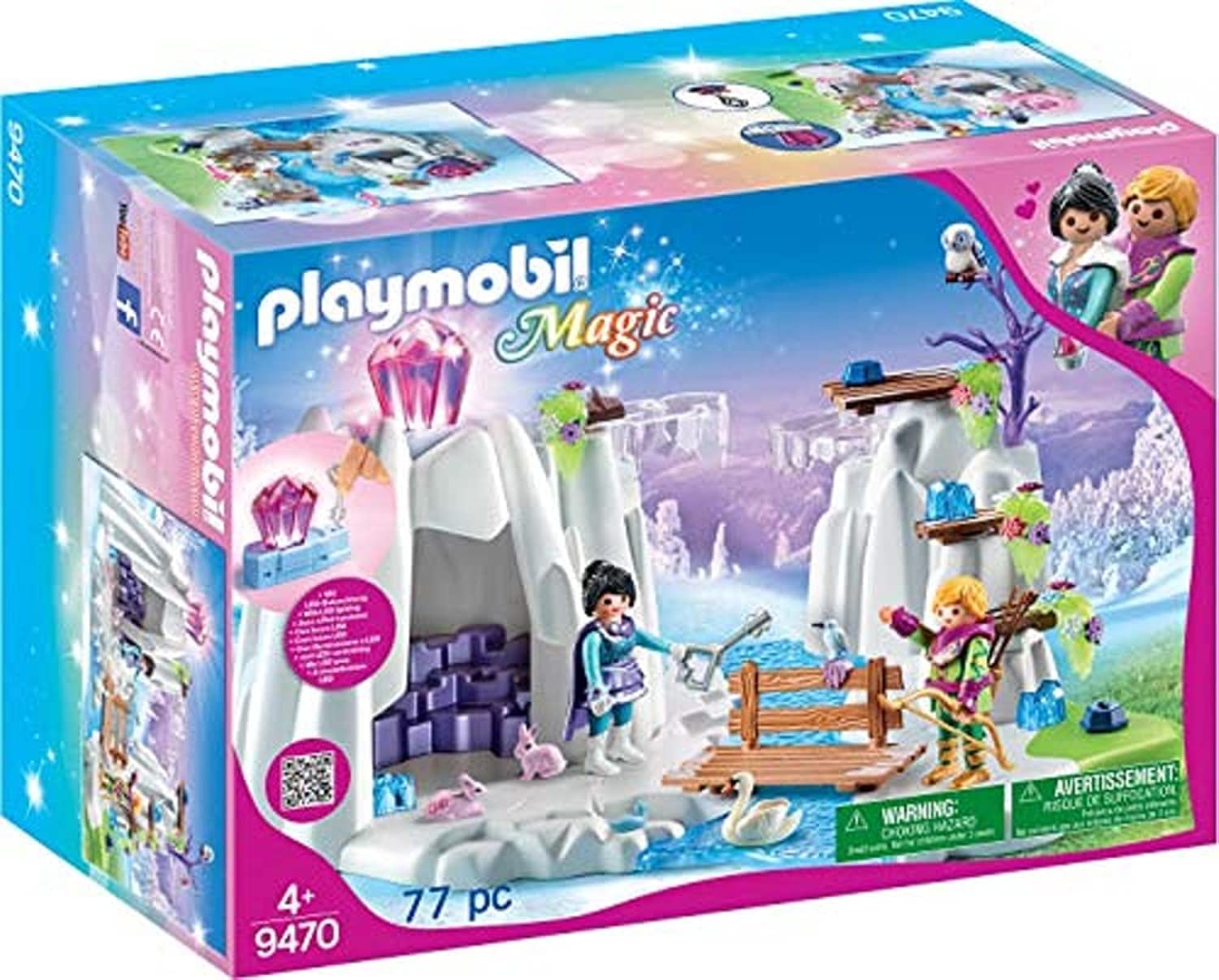 Playmobil 9470 Magic Crystal Diamond Hideout, For Children Ages 4+, Fun Imaginative Role-Play, PlaySets Suitable for Children Ages 4+