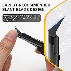 BEZOX Ingrown Toenail Clippers for Seniors, Slant