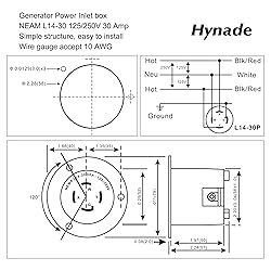 Hynade Generator Transfer Switch, Power Inlet