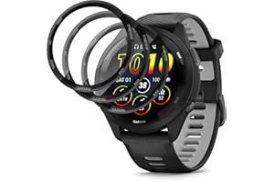 Murmure [3 Pack] Screen Protector for Garmin Forerunner 265, HD Clear 3D Curved Anti-Scratch PET Soft Screen Protector Film,[