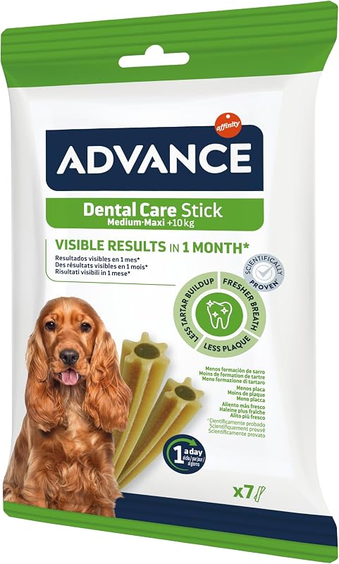 Snacks Dental Care Stick Medium/Maxi - Barrita Dental Para Perros De Razas Medianas y Grandes - Pack De 13 x 180 g - Total 2,34 kg
