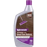 Rejuvenate Professional Wood Floor Restorer 32 Oz, Satin Finish | 1-Coat Application Fills Scratches, Shines &amp; Protects Hardwood Floors, Leaves A Satin Finish, Safe For Pets &amp; Kids