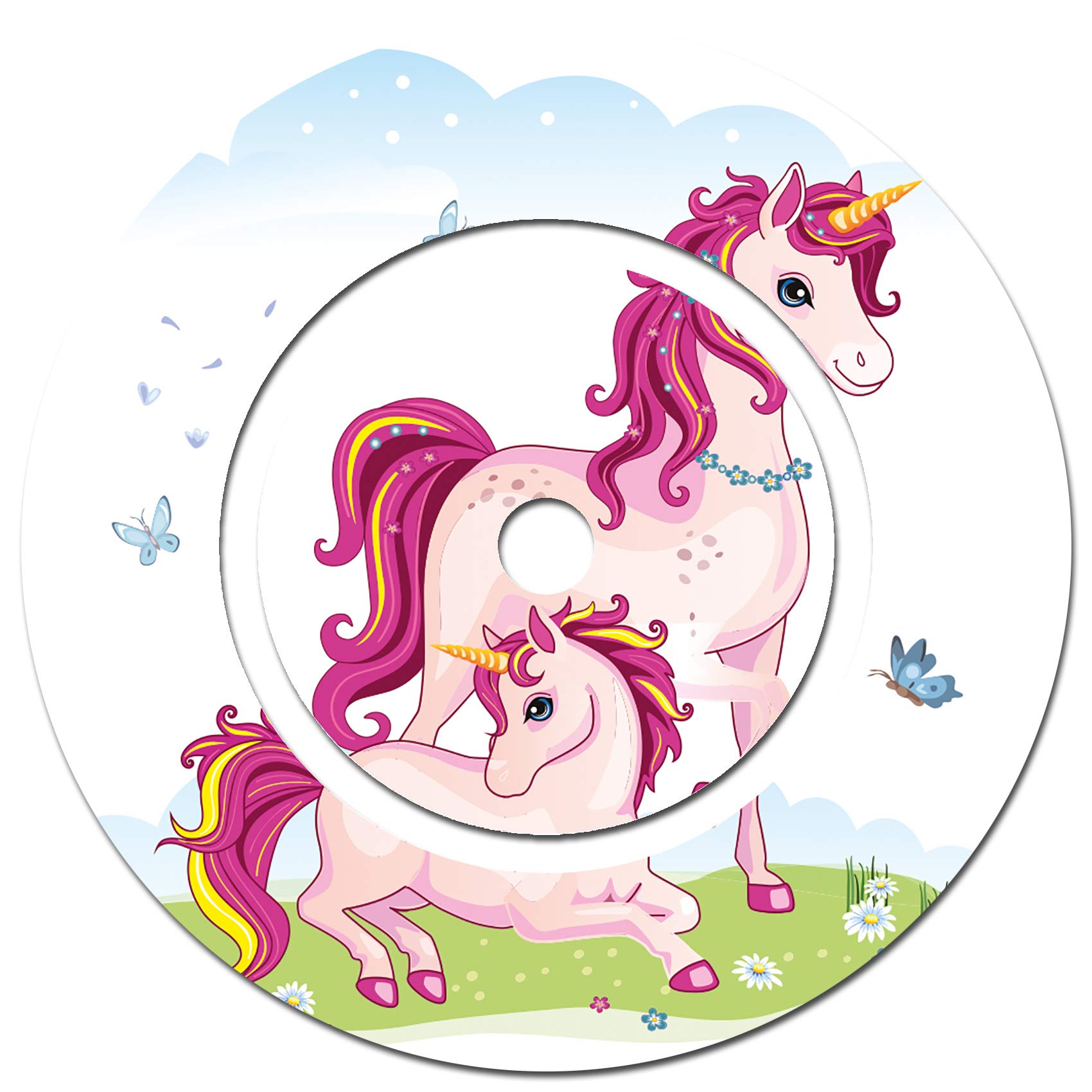 yabaduu Protective Film for Tonie Charging Station Design Sticker Cover Child-Friendly Perfect Fit Self-Adhesive Film Accessories for Children Toys Y046 (No. 40 Unicorns, Charging Station Film) โ image 1