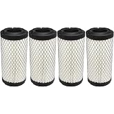 4-Pack Air Filter Compatible with Kawasaki Mule 11013-1290 11013-7029 11013-7048 John Deere M113621 Fleetguard AF25550 Donaldson P822686 Baldwin RS3715 WIX 46449