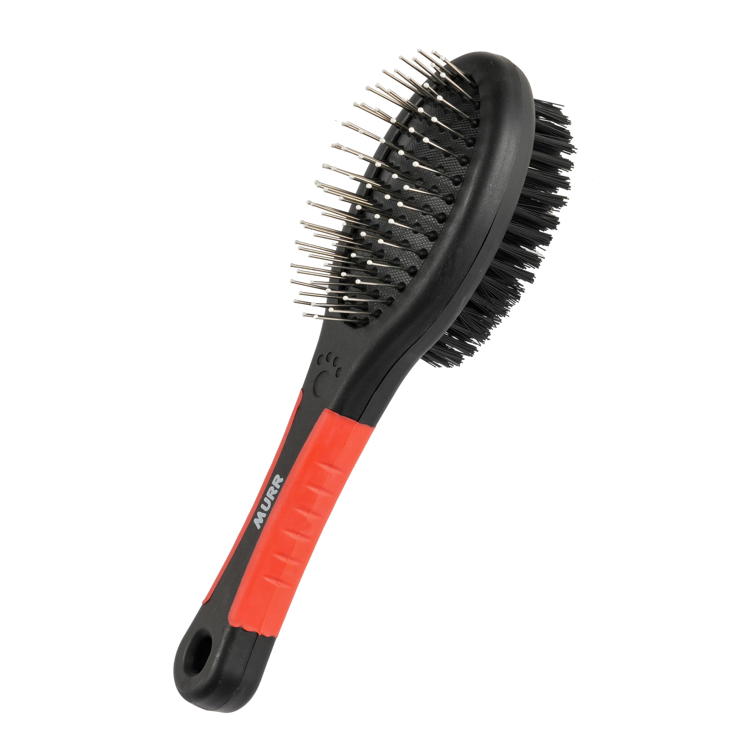 Murr Double Sided Pet Grooming Brush | 2 in 1 Soft Pin&Bristle | Cat Comb for Gentle Hair Removal and Grooming