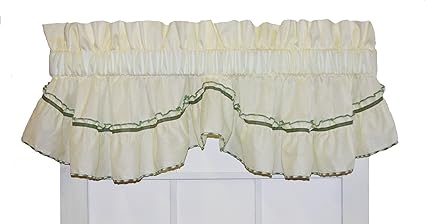 Amazon Com Window Toppers Jenny Country Style Ruffle Shaped