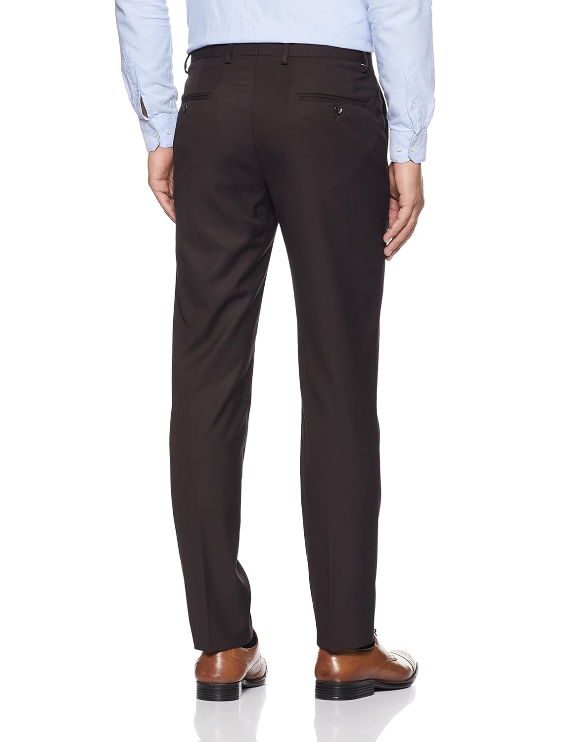 louis philippe men'sslim fit formal trousers