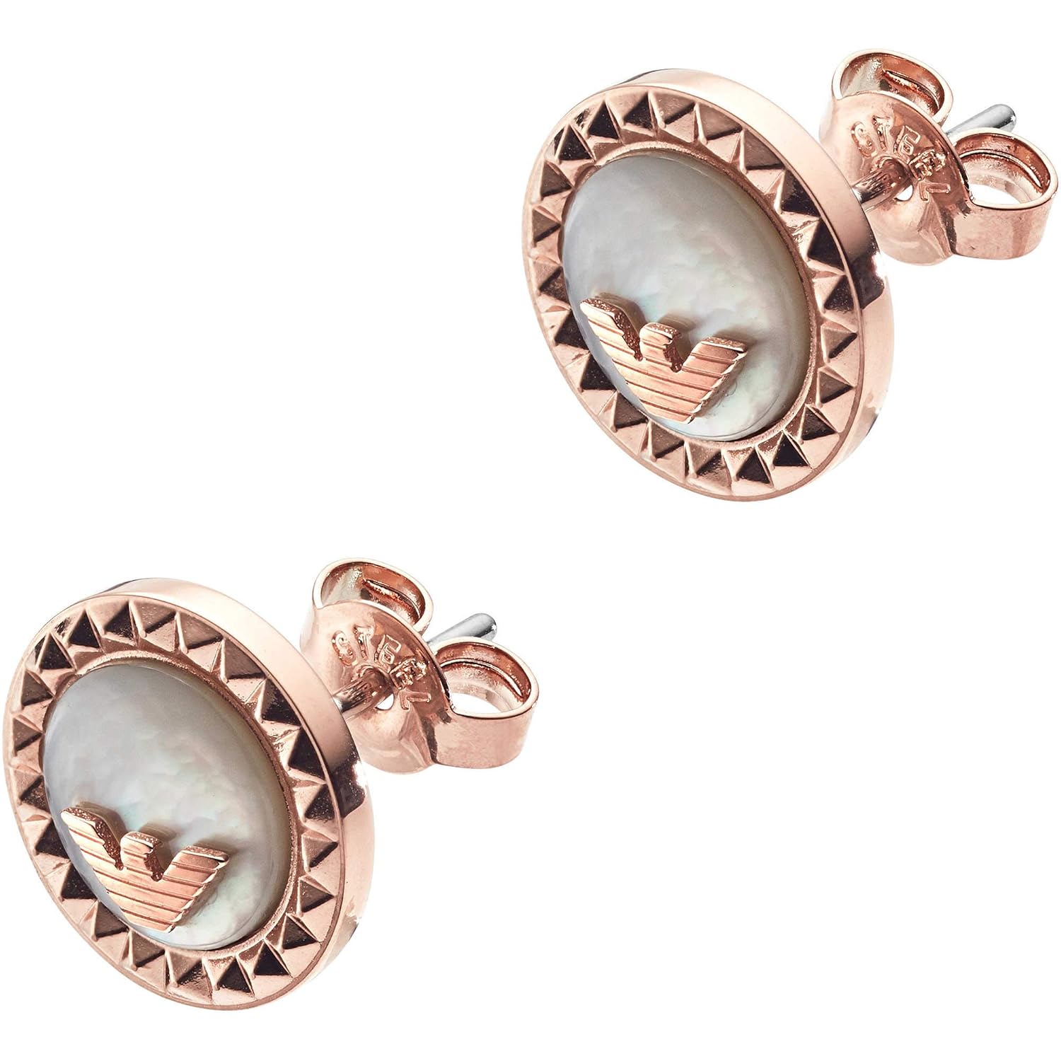 Emporio Armani Earrings rosegold Amazon.co.uk Jewellery