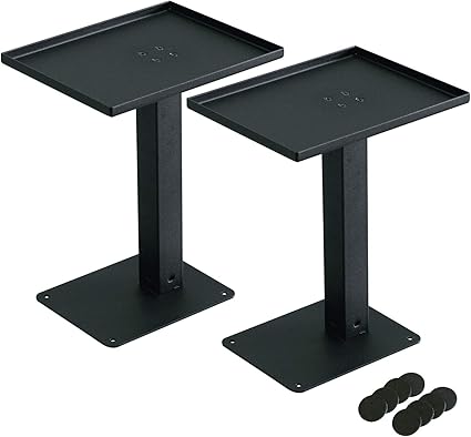 Amazon キクタニ モニタースピーカースタンド Dj用 天板 195mm 155mm 高さ 245mm インシュレーター付 Dj Sps 楽器 音響機器 楽器