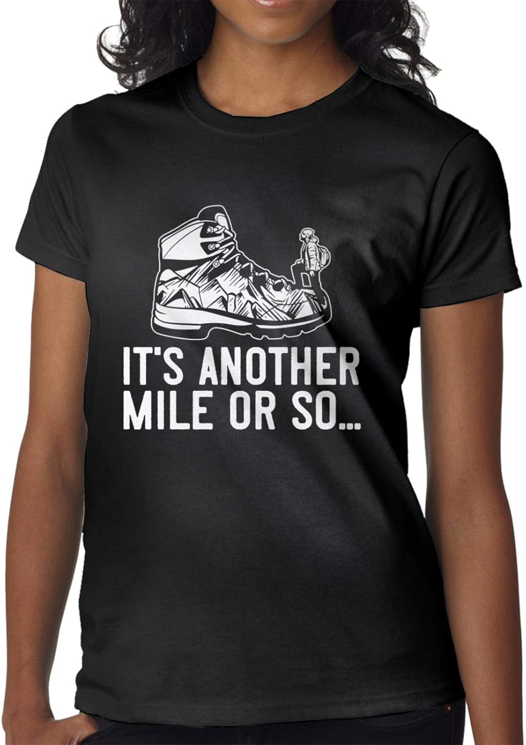 Amazon.com: Hiking Shirt Backpacking Trekking Funny Another Mile Women