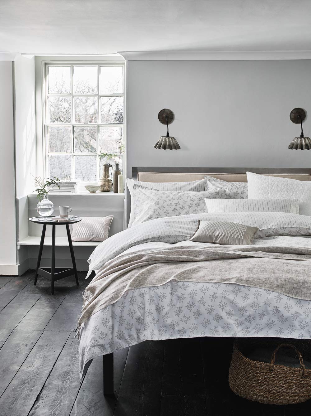 MURMUR Leaf Duvet Cover Linen, 100% COTTON 220 THREAD COUNT, Single