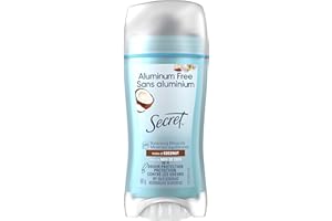 Secret Aluminum Free Deodorant for Women, Coconut Scent, 68g