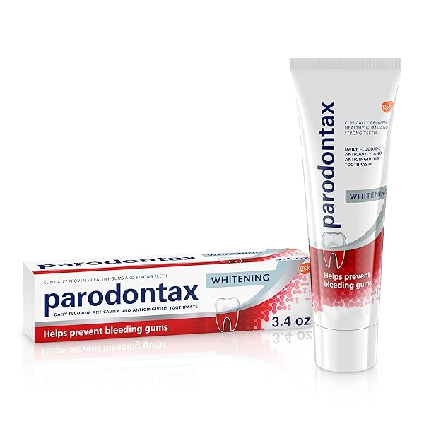 PARODONTAX WHITENING TOOTHPASTE FOR BLEEDING GUMS, TEETH WHITENING...