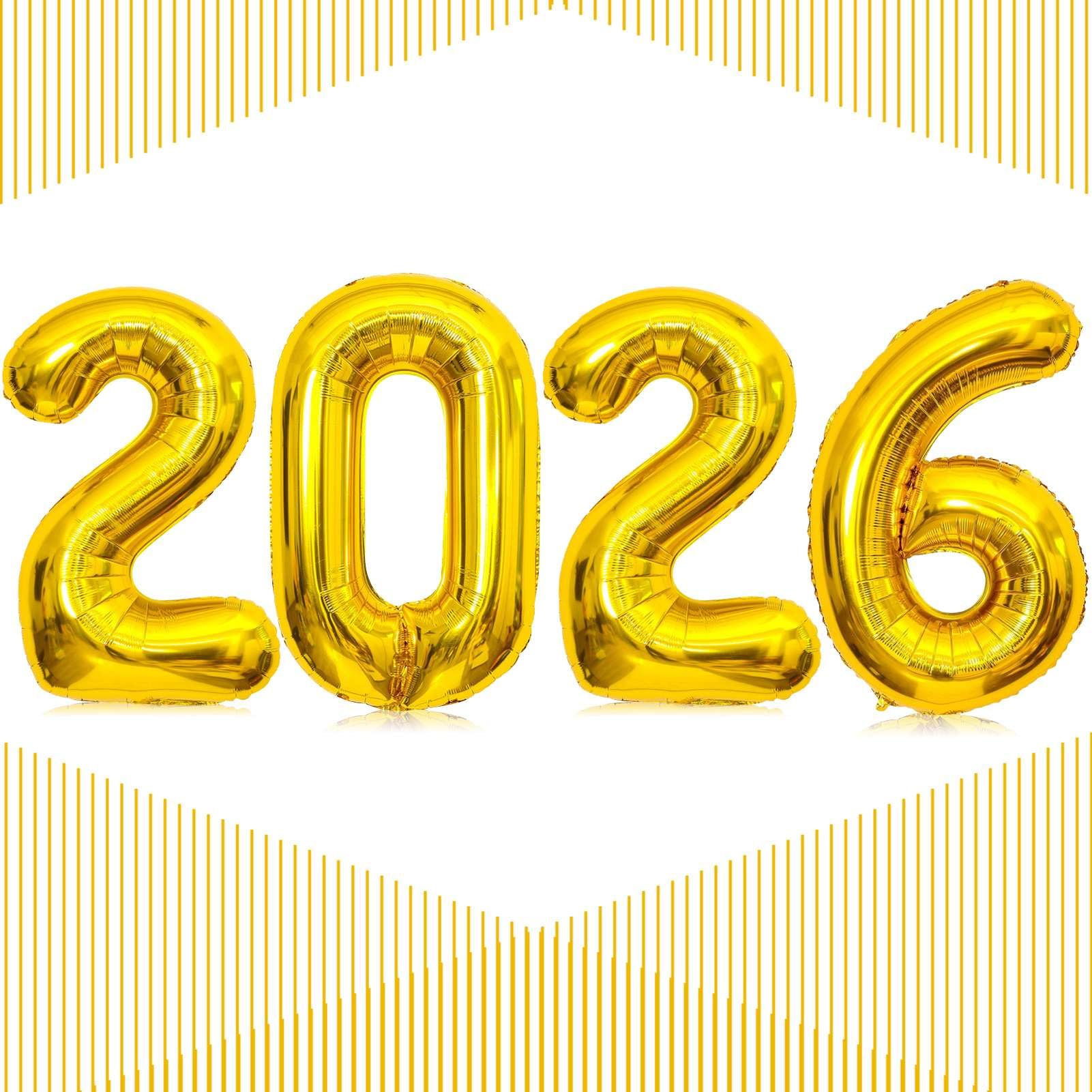 Photo 1 of 2026 Balloons 32 INCH Gold,Giant GOLD 32 Inch 2026 Balloons for 2026 New Year Eve Party Supplies,Gold 2026 Happy New Year Decorations, Christmas, Graduations