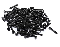 iexcell 100 Pcs M3 x 16 Thread Pitch 0.5 mm Alloy