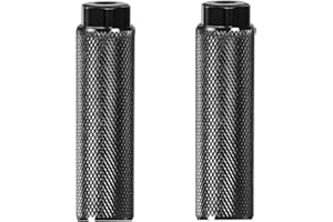 KINSPORY Bike Pegs for 3/8 inch Axles, Aluminum Alloy Anti-Skid BMX Bicycle Pegs for Mountain Bike Backseats Stands Cycling Rear Stunt Pegs