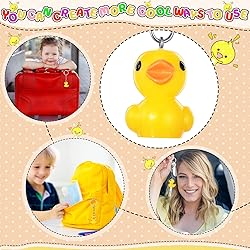 Plastic Duck Keychains Duck Party Favors Cute 3D