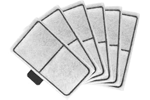 Sinbana 6pcs Filter Cartridges Compatible with Top Fin EF-S & BF5 BETTAFLO, 9.5x5.5cm/3.7x2.1 Inch Fish Tank Filter Cartridge