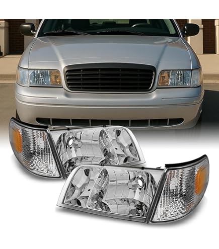 WEELMOTO Faros Delanteros Para Ford Crown Victoria