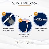 Dikots Net Curtain Wire and Hooks Set 20M with 40 Eyes 40 Hooks Multipurpose view 3