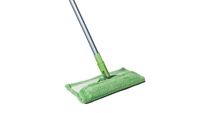 Scotch-Brite Microfiber Flat Mop with 1 extra refill for magic easy floor cleaning (Multi-purpose)