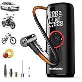 NEVERLAND Tire Inflator Portable Air Compressor - Auto Portable Air Pump for Car Tires, 150PSI Electric Air Inflator for Car Tires, Bike, Bicycle, Motorcycle, Ball Inflation