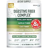 Psyllium Husk Powder 4in1 Digestive Fiber Supplement - Gut Health, Bloat Relief for Women and Men, Soluble and Insoluble Psyl