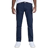X RAY Jeans Men's Stretch Pants, Slim Fit Flexible Commuter Colored Denim Jeans, Casual Pants for Men, Navy, 34W x 30L