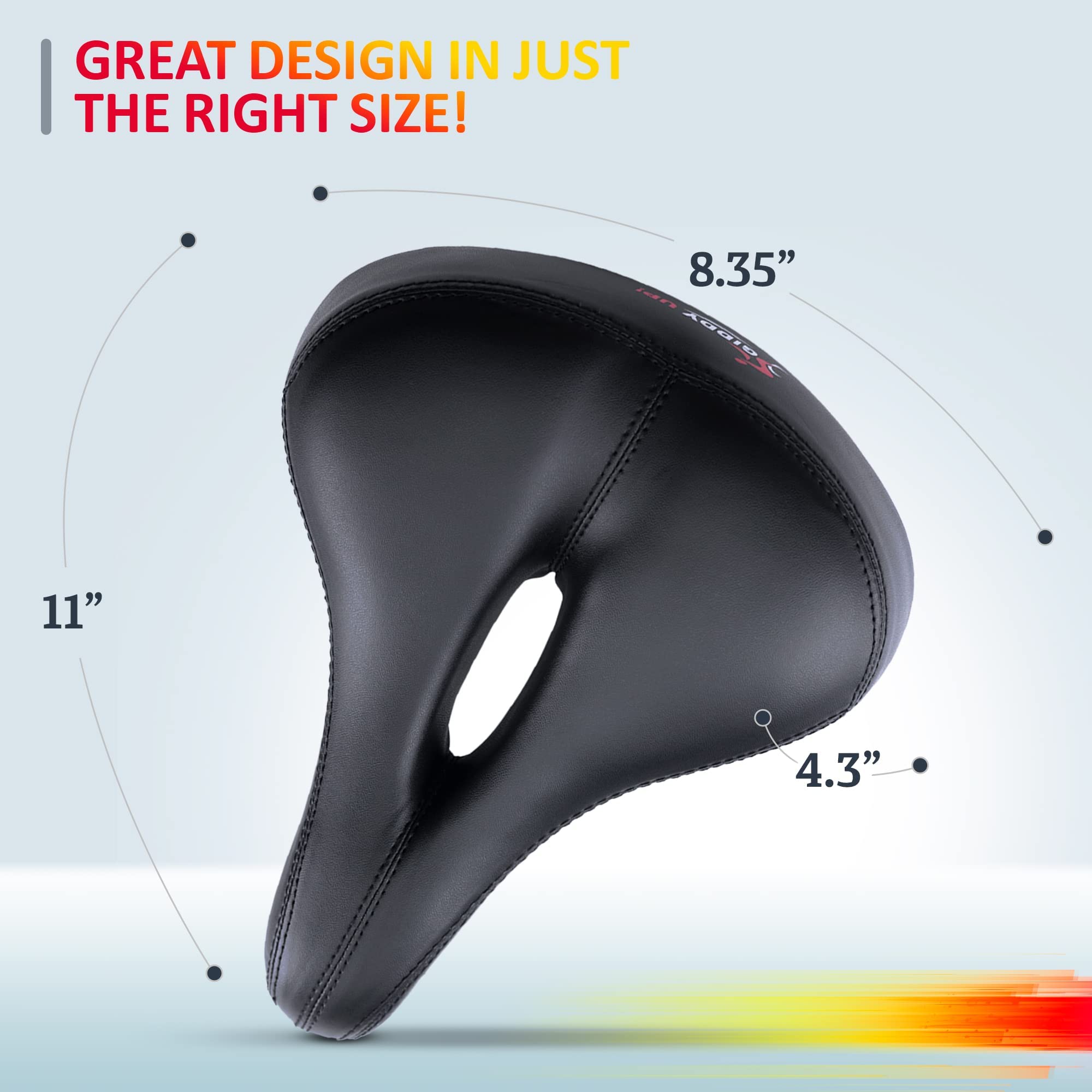 Giddy Up! Bike Seat Comfortable Bike Saddle for Exercise and Road