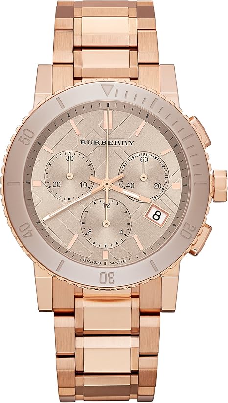 Burberry womens chronograph watch Clearance