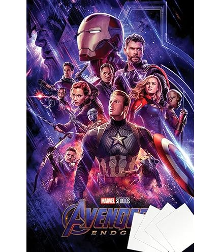 Avengers: Endgame 箔押し限定ポスター Avengers Endgame Signed Poster with COA
