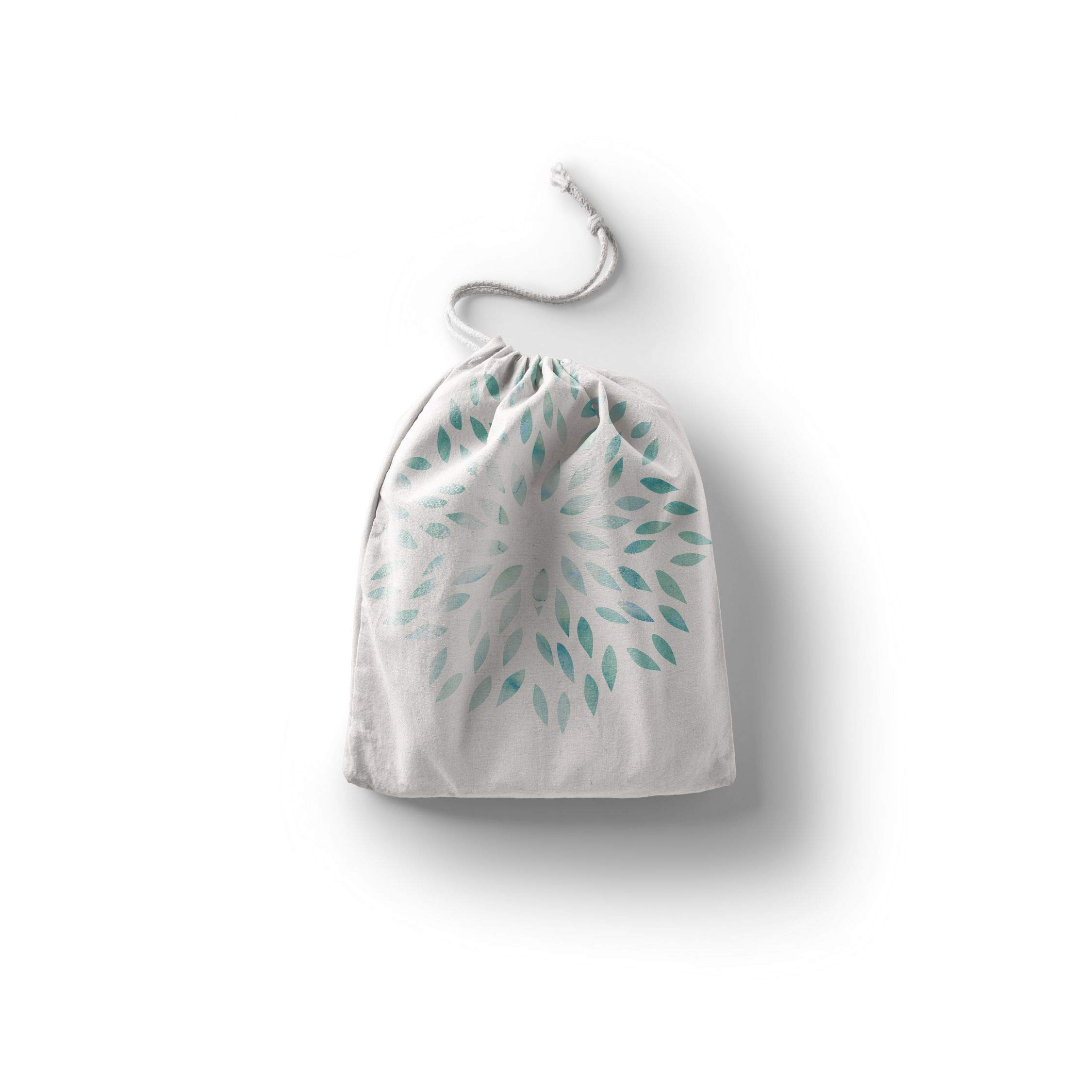 Bonamaison Printed Cotton Produce Bag with Drawstring, Reusable Grocery Bag, Biodegradable Eco-Friendly Bags, Travel Pouch, Sachet Bags, Shopping Bag, Eco Friendly, Foldable, Size: 30x40 Cm