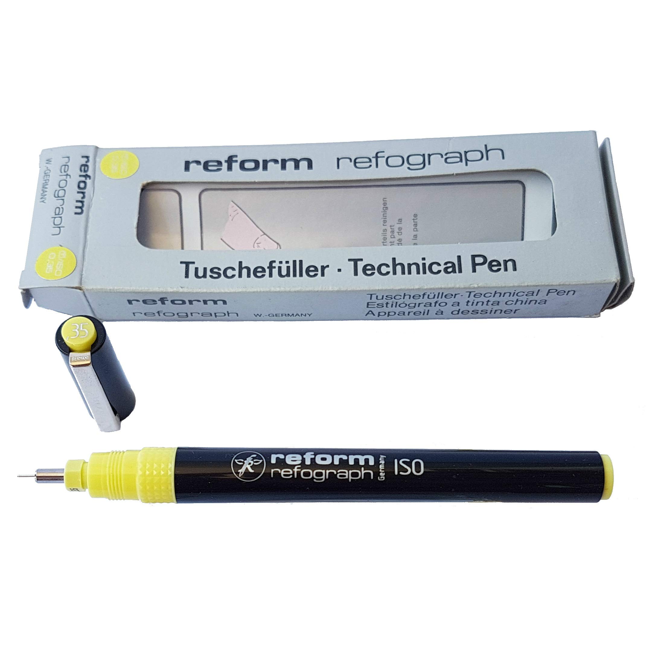 Reform Technical Pen Refograph ISO 0.35 mm - Tuschefüller made in W. Germany!