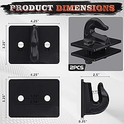 AMBULL 2 Pack 3/8" Tractor Bucket Grab Hook Grade