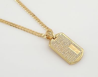 dog tag style chain