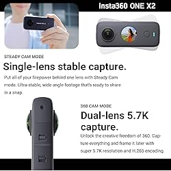 Insta360 ONE X2 360 Camera with Touchscreen