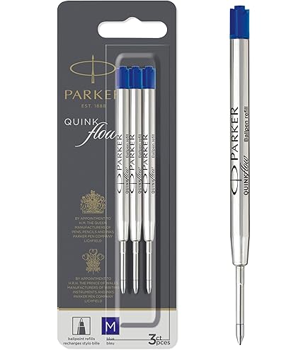 Amazon.com : Parker QUINKflow Ballpoint Pen Ink Refills, Medium