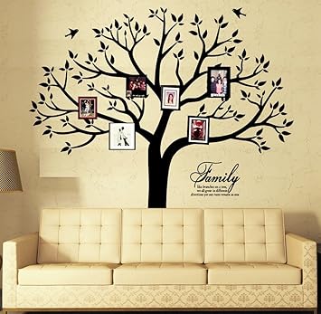 Ares Large Family Photo Tree Wall Decor Wall Decals Tree Branch