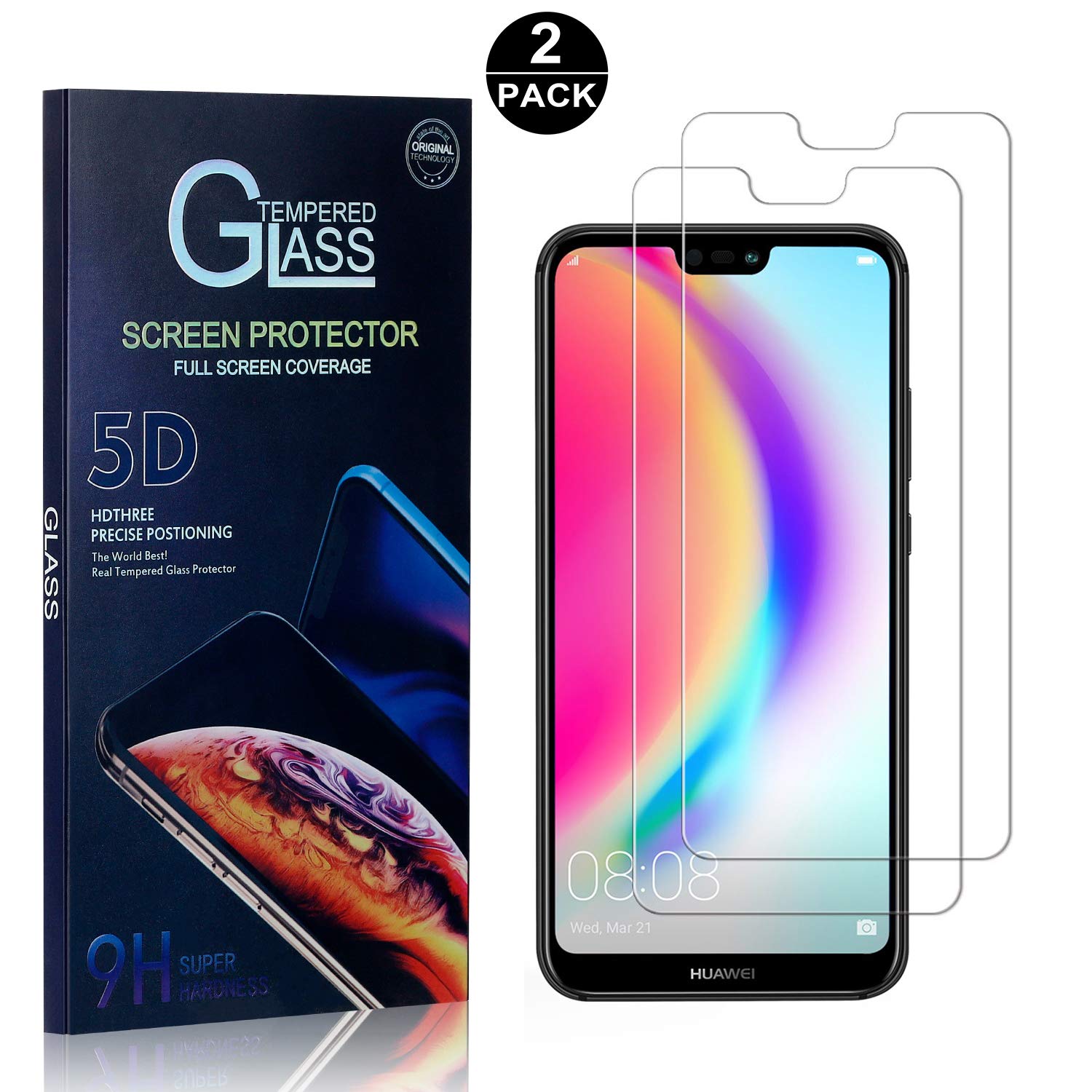 9h Hardness Screen Protector Film For Huawei P20 2 Pack Lifetime Warranty Bear Village Tempered Glass Screen Protector Huawei P20 Screen Protector