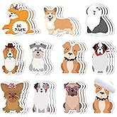 30 Pack Dogs Puppy Sticky Notes Dog Themed Party Favors Self Stick Notepad Fun Sticky Notes for Home Office Business Student Classroom Blackboard School Writing Supplies Veterinary Gifts, 10 Styles