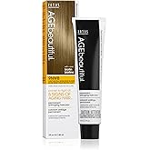 AGE beautiful Permanent Hair Color Dye Liqui-Creme | Neutral Warm Beige & Red Violet Shades | 100% Gray Coverage | Anti-Aging Haircolor | Biotin for Thicker, Fuller Hair | Professional Salon Coloring