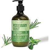 MONTANA FOREST Rosemary Mint Strengthening Leave-In Conditioner - 16 fl oz | Natural Botanical Hair Care | Nourishing and Strengthening for All Hair Types | Sulfate-Free, Paraben-Free, and Non-GMO
