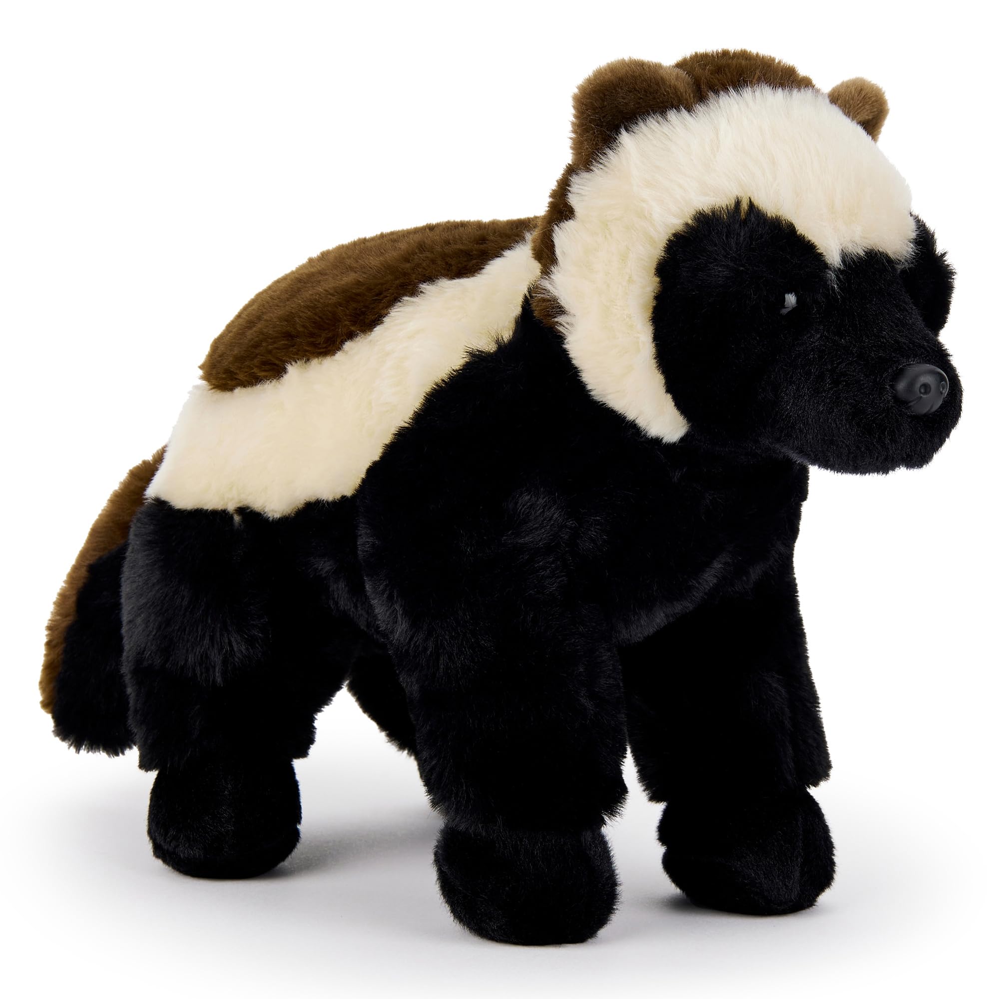 Zappi Co Wade the Wolverine Plush Toy Skunk Bear (22cm) Fierce Forest Pal - Soft, Cuddly, 100% Recycled - Tenacious Tundra Companion — image 1