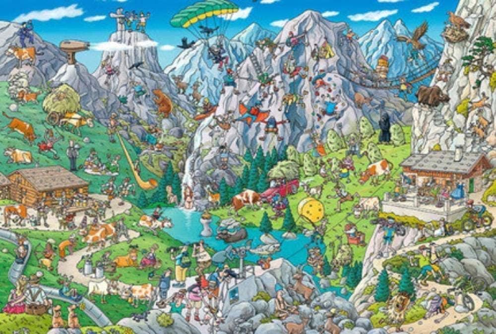 PTWJ 1000 Pieces of Jigsaw Puzzle Jigsaw Puzzle Art Work Suitable for Adult Grown up Jigsaw Puzzles Large Toy Games Educational Gifts Home Decor Intellectual Games