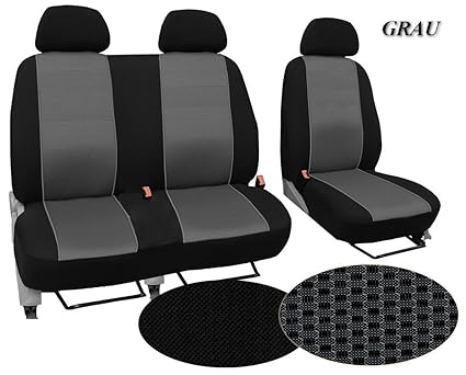 Car Seat Covers Canvas Art Vip Set Bus 1 2 Fits Iveco