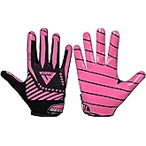 Beast AT Least Youth Football Gloves, Breathable Performance Football Gloves for Kids & Adults, Sticky Youth Wide Receiver Gloves, Ideal Gloves for Ultimate Grip & Comfort