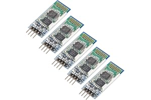 5PCS HC-06 RS232 Wireless Bluetooth Serial Port 4 Pin RF Receiver Card Module Dual Way Serial Support Slave and Main Mode