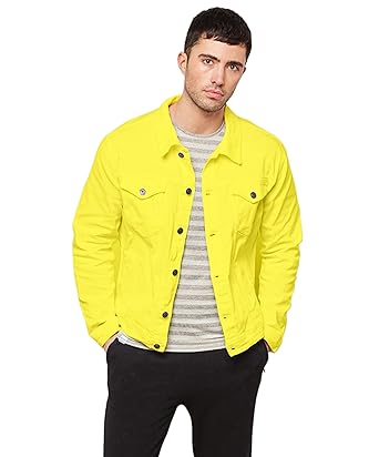 denim shirt yellow